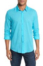 Men's Vilebrequin Voile Sport Shirt, Size - Blue