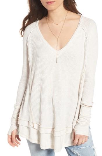 Women's Free People Laguna Thermal Top - Beige