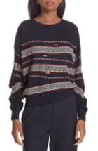 Women's Isabel Marant Etoile Casey Distressed Sweater Us / 34 Fr - Blue