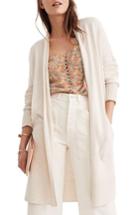 Women's Madewell Rivington Lightweight Cardigan Sweater, Size - Beige