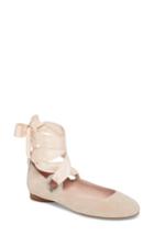 Women's Avec Les Filles Miri Lace-up Flat .5 M - Beige