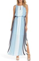 Women's Adrianna Papell Stripe Maxi Dress - Blue