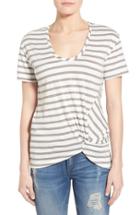 Women's Halogen Knot Front Tee - Ivory