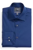Men's Bonobos Slim Fit Solid Dress Shirt - 33 - Blue