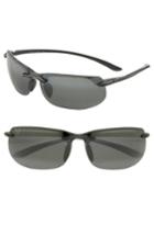Men's Maui Jim 'banyans - Polarizedplus2' 67mm Sunglasses - Gloss Black / Neutral Grey