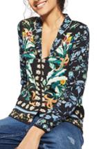 Women's Topshop Tiger Lily Pajama Shirt
