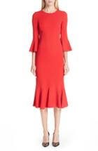 Women's Tadashi Shoji Embroidered Mesh Dress - Red