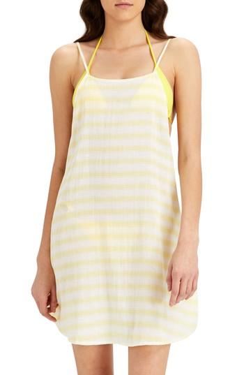 Women's Onia Sasha Cover-up Shirtdress - Orange