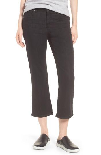 Women's Eileen Fisher Organic Cotton Blend Crop Flare Jeans - Purple