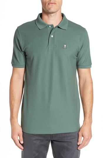 Men's Psycho Bunny Classic Pique Polo (xxl) - Green
