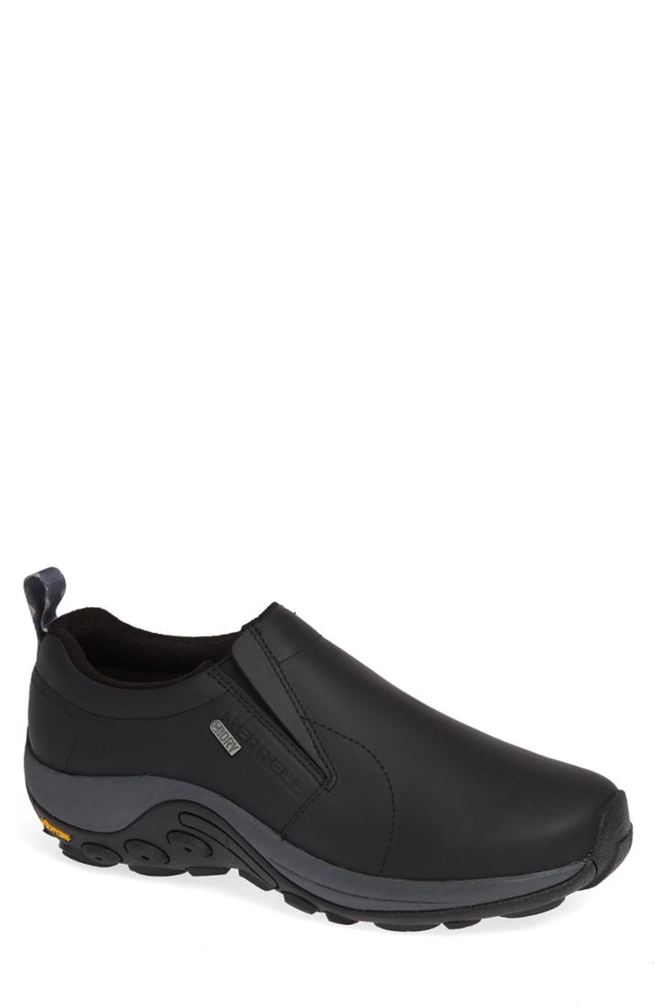 Men's Merrell Jungle Moc Waterproof Sneaker .5 M - Black