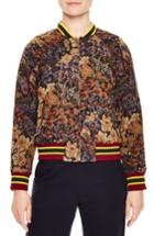 Women's Sandro Kenzy Floral Jacquard Bomber