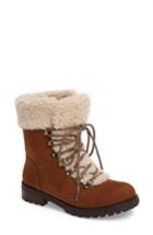 Women's Ugg Fraser Genuine Shearling Water Resistant Boot .5 M - Brown
