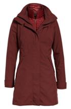 Women's Patagonia 'vosque' 3-in-1 Parka - Red (online Only)