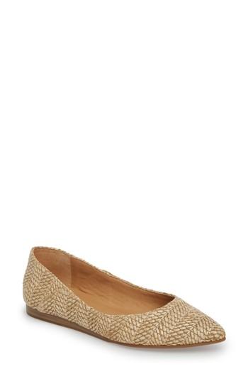 Women's Lucky Brand Bylando Flat M - Beige