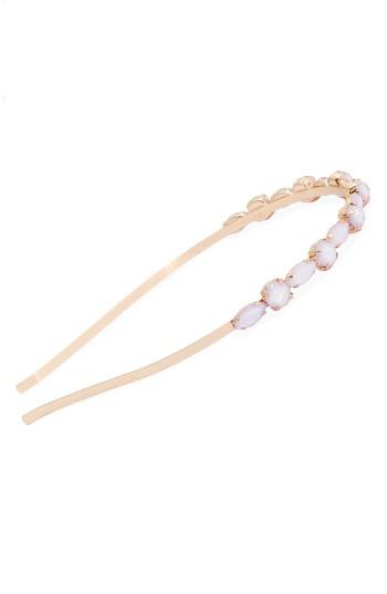 Berry Embellished Headband, Size - Purple