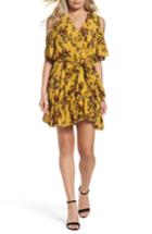 Women's Foxiedox Windsome Floral Cold Shoulder Wrap Dress
