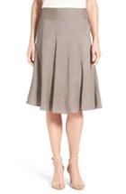 Women's Nic+zoe Summer Fling Linen Blend Skirt - Beige