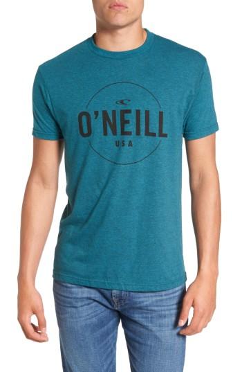 Men's O'neill Agent Logo Graphic T-shirt, Size - Blue
