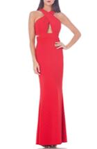 Women's Js Collections Cutout Ottoman Mermaid Gown