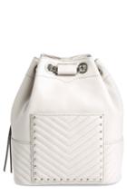 Rebecca Minkoff Becky Convertible Leather Backpack - Ivory
