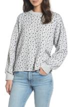 Women's Current/elliott The Slouchy Crop Sweatshirt - Grey