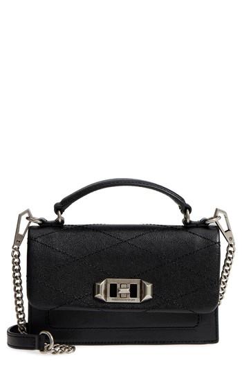 Rebecca Minkoff Small Je T'aime Leather Crossbody Bag - Black