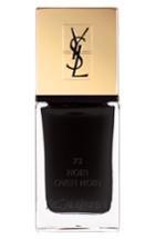 Yves Saint Laurent 'vinyl - La Laque Couture' Nail Lacquer - 73 Noir Over Noir