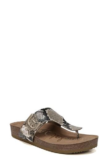 Women's Sam Edelman Olga Sandal M - Grey