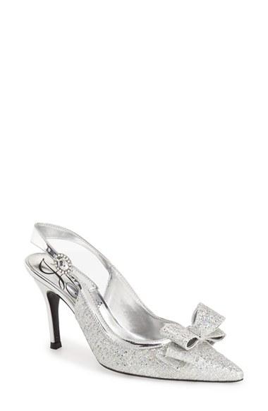 Women's J. Renee 'charise' Slingback Pump .5 B - Metallic