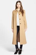 Women's Fleurette Point Collar Long Cashmere Coat
