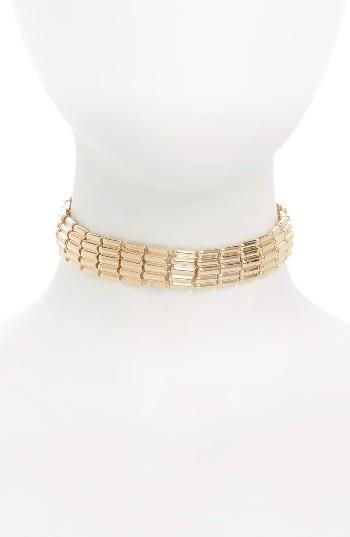 Women's Topshop Heavy Scale Choker Necklace