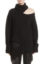 Women's Monse Asymmetrical Cutout Turtleneck Sweater