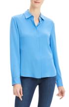 Women's Theory Classic Fitted Stretch Silk Shirt
