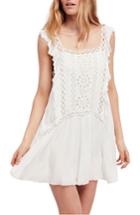 Women's Free People Priscilla Minidress, Size - White