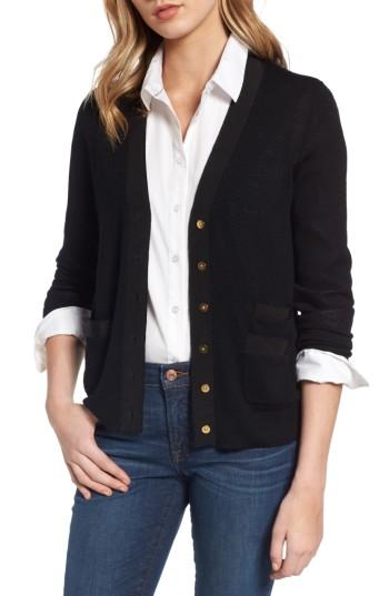 Women's J.crew 'harlow' Cardigan, Size - Black