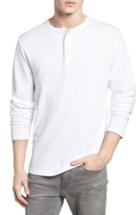 Men's Frame Denim Long Sleeve Henley - White