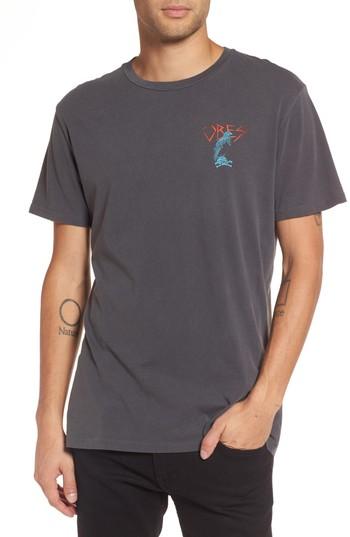 Men's Obey Living In Darkness T-shirt, Size - Black