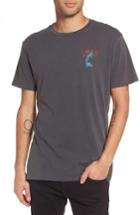 Men's Obey Living In Darkness T-shirt, Size - Black