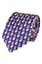 Men's Lazyjack Press Kegs & Eggs Silk Tie, Size - Blue