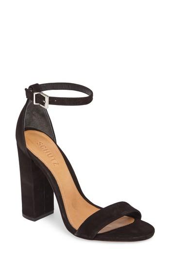 Women's Schutz Enida Strappy Sandal .5 M - Black