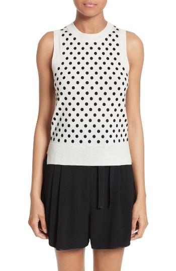 Women's Marc Jacobs Polka Dot Knit Shell