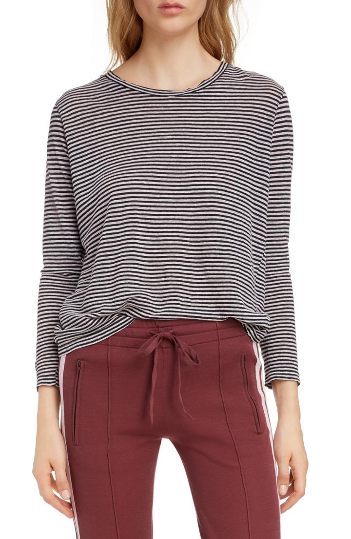 Women's Isabel Marant Etoile Kaaron Stripe Top - Purple