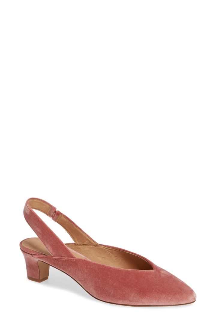 Women's Madewell Franca Slingback Pump M - Pink