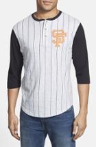 Men's Red Jacket 'san Francisco Giants - Double Play' Jersey Henley