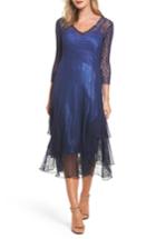 Women's Komarov Ombre Lace & Chiffon Midi Dress