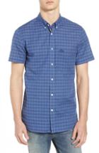 Men's Lacoste Slim Fit Check Cotton & Linen Sport Shirt