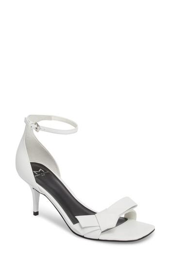 Women's Marc Fisher Ltd Tierra Ankle Strap Sandal .5 M - White
