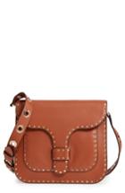 Rebecca Minkoff Large Midnighter Leather Crossbody Bag - Brown