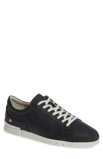 Men's Softinos By Fly London Cer Low-top Sneaker Us / 41eu - Black